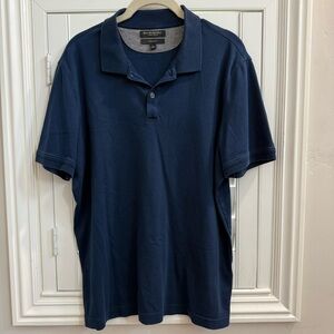 Banana Republic Men’s Blue Polo Shirt Classic Short-Sleeve - Size Large